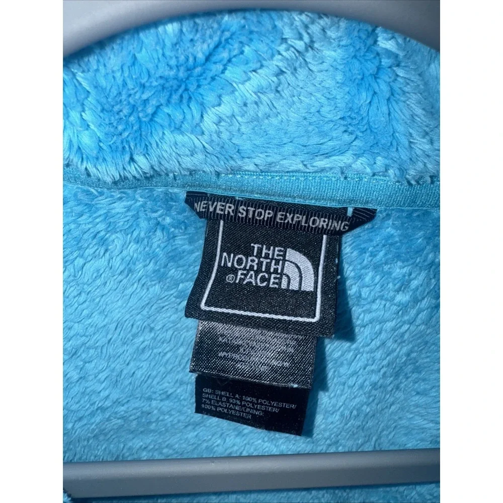 North Face Womens Jacket Medium Long Sleeve Full Zip Pockets Blue Lightweight - Picture 2 of 6